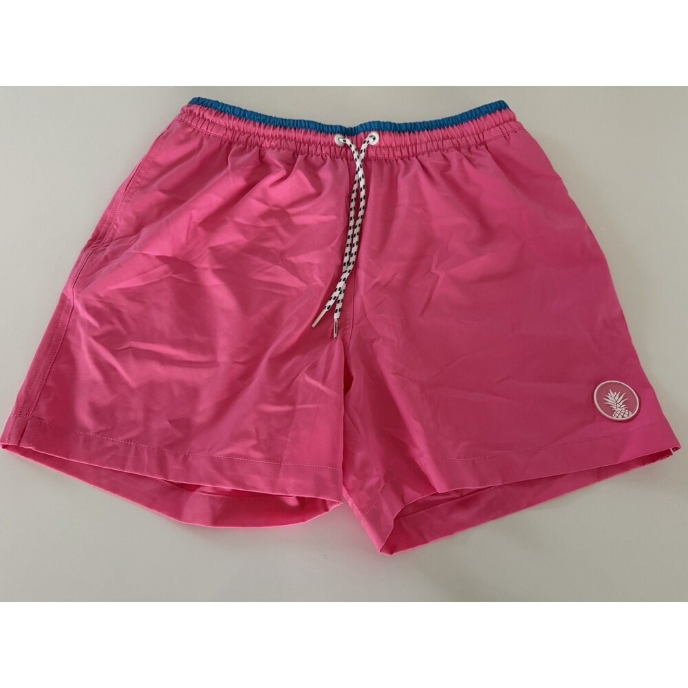 NWOT Chubbies The Avalons 5.5” Swim Trunks Men's M Pink Blue 131221-012